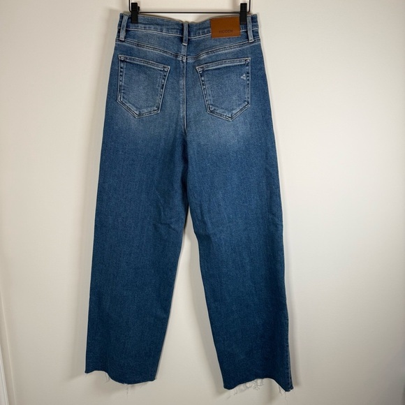 Hidden Los Angeles High Waisted Wide Leg Medium Wash Denim Blue Jeans 28 NWOT - Picture 6 of 7